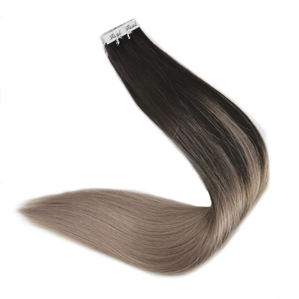 
Balayage Ombre Color Tape In Human Hair Extensions 
