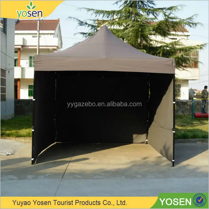 high quality pop up tent with 3 side walls 3x3m