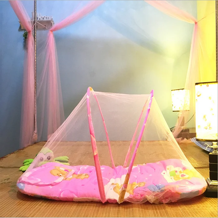 UCHOME Baby Bed Portable Folding Baby Crib Mosquito Net