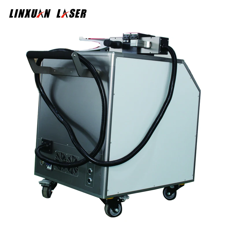 100W Raycus Fiber Laser Cleaning Machine Metal Rust Removal Machine With Ce