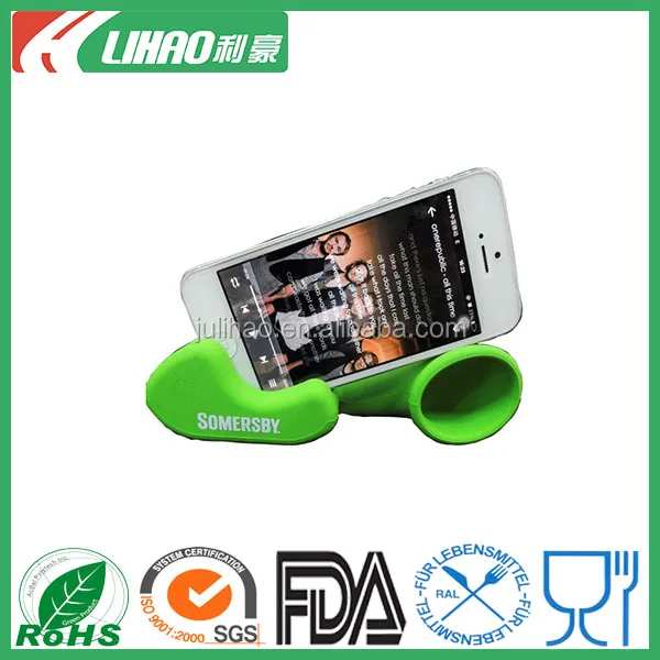 
Rubber amplifier silicone horn speaker for iphone 