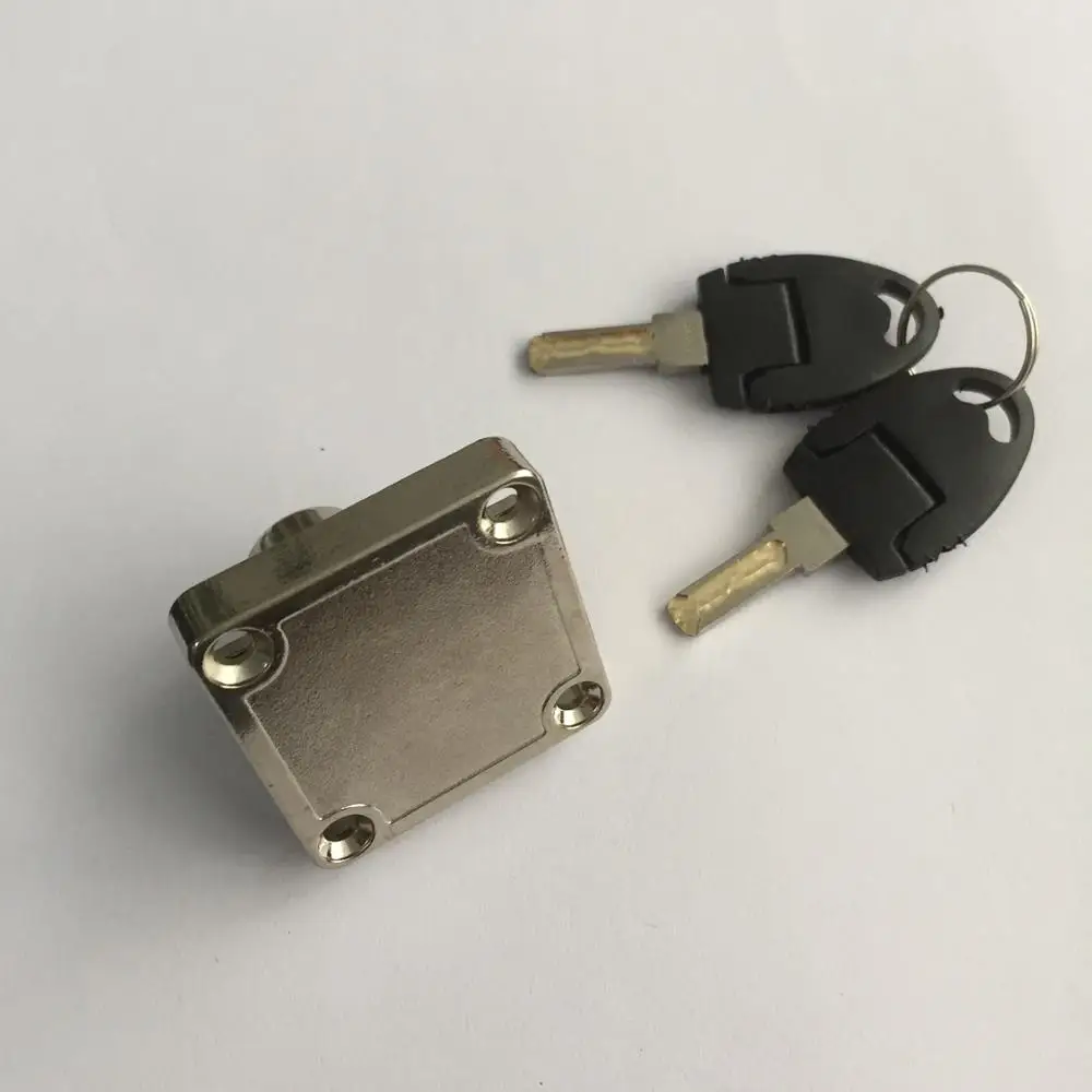 Zinc for Cupboards Lockers Drawers cabinet 2 Keys