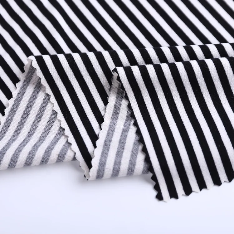 
Combined order Single jersey DTY brush print striped stocklot knitted polyester microfiber tricot brush fabric 