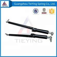 Gas spring for treadmill machines with safety device