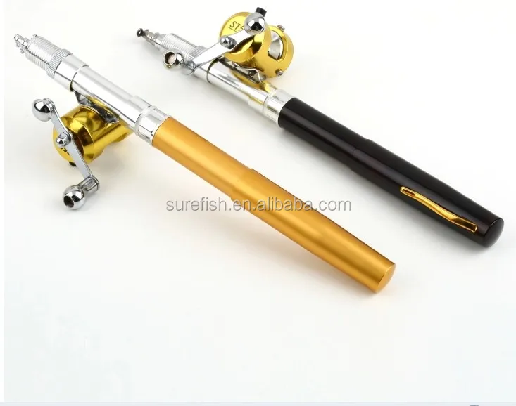 cheap great gift pocket mini pen fishing rod