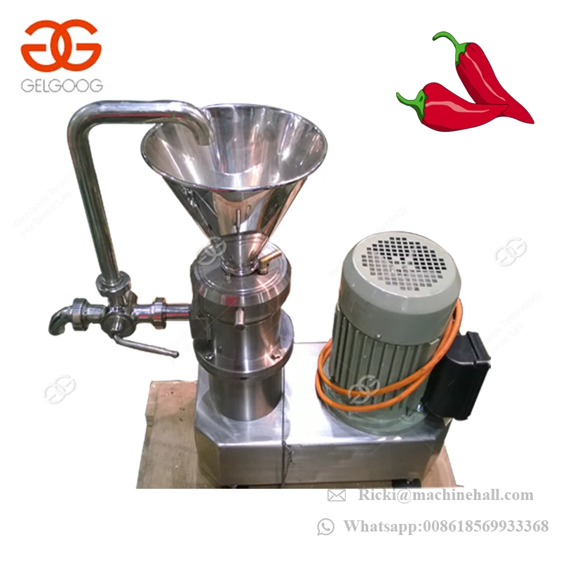 Durable Garlic Chili Paste Grinding Production Line Pepper Sauce Making Machine