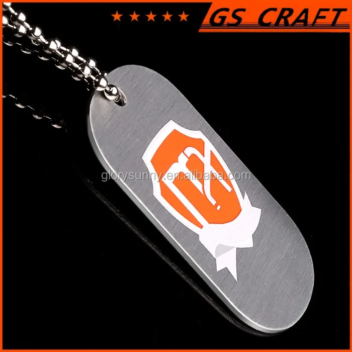 Wholesale Customized Lovely Pet Jewelry Dog Supplies Logo Dog Tag , Custom Metal Dog Tag With Ball Chain