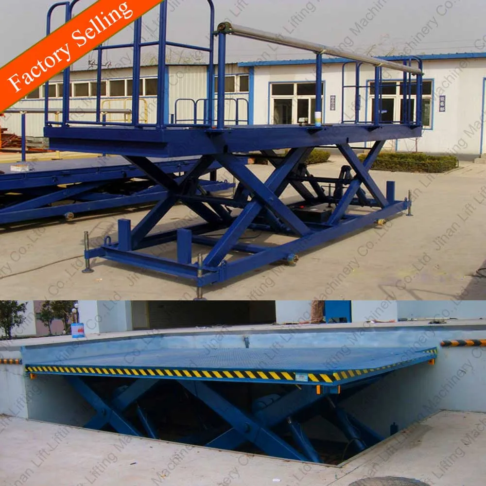 Hydraulic scissor loading dock lift for forklift/scissor lift table price