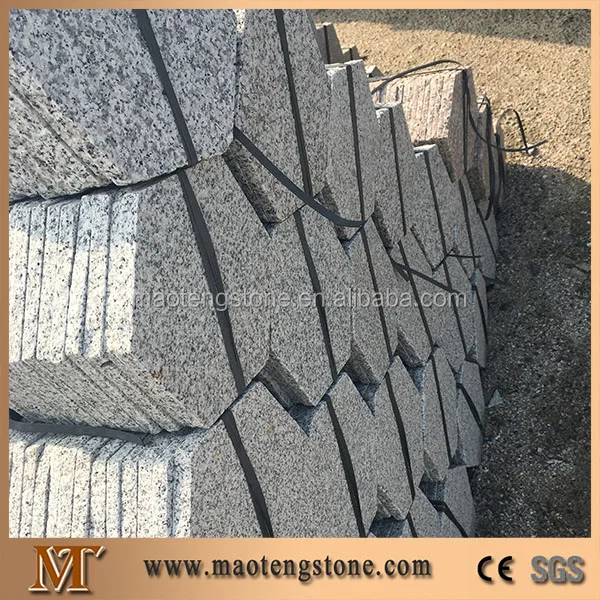 
2cm thickness honed surface light grey granite pavers for sale 