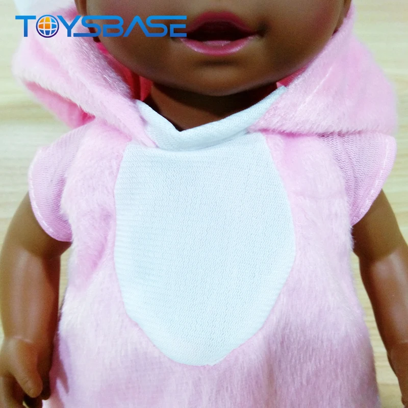 
11.5 Inch Wholesale Black Plastic Dolls For Kids Baby Doll Baby Black Doll Head 
