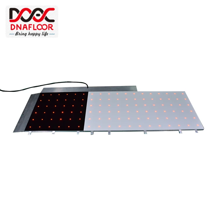 Wireless wholesale portable wedding party acrylic star digital lighted starlit light up led dance floor for sale,led dance floor