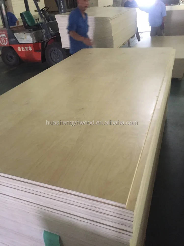 
18mm High Quality UV Birch Plywood Cabinet Grade for North America size 4*8 