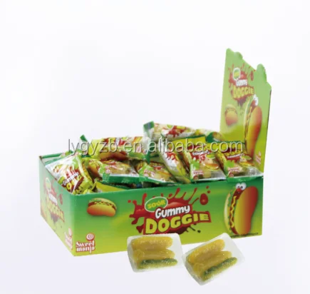 Прямая продажа с завода, жевательные резинки для хот-догов в мягких конфетах для закусок