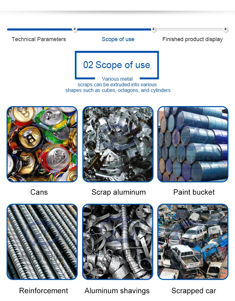 
Steel Wire Compactor Scrap Car Baler Machine Automatic Waste Metal Baling Press 