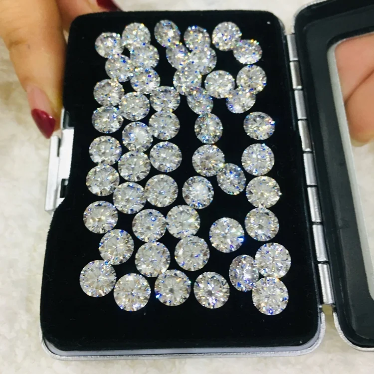 Loose Moissanite brilliant Round 7.0mm Gemstones Factory Price Loose Diamond