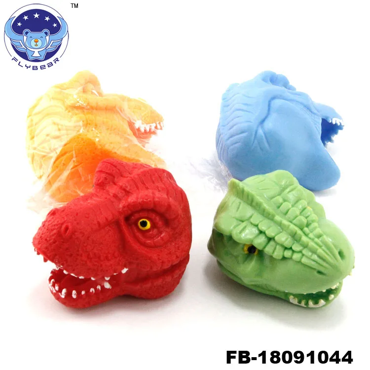 Squishy Pressure Ball Stress Reliever Dinosaur Head Toys Grape Balls Tpr Custom Squeeze Stress Ball Children Dinosaur Toy
