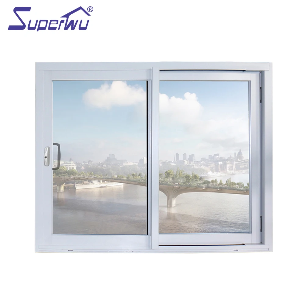 Aluminium alloy fire rated sliding windows for residential