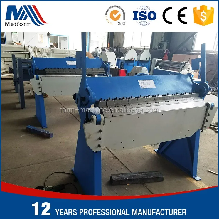 Manual press brake manufacturer aluminum bending equipment sheet metal bender folder for sale