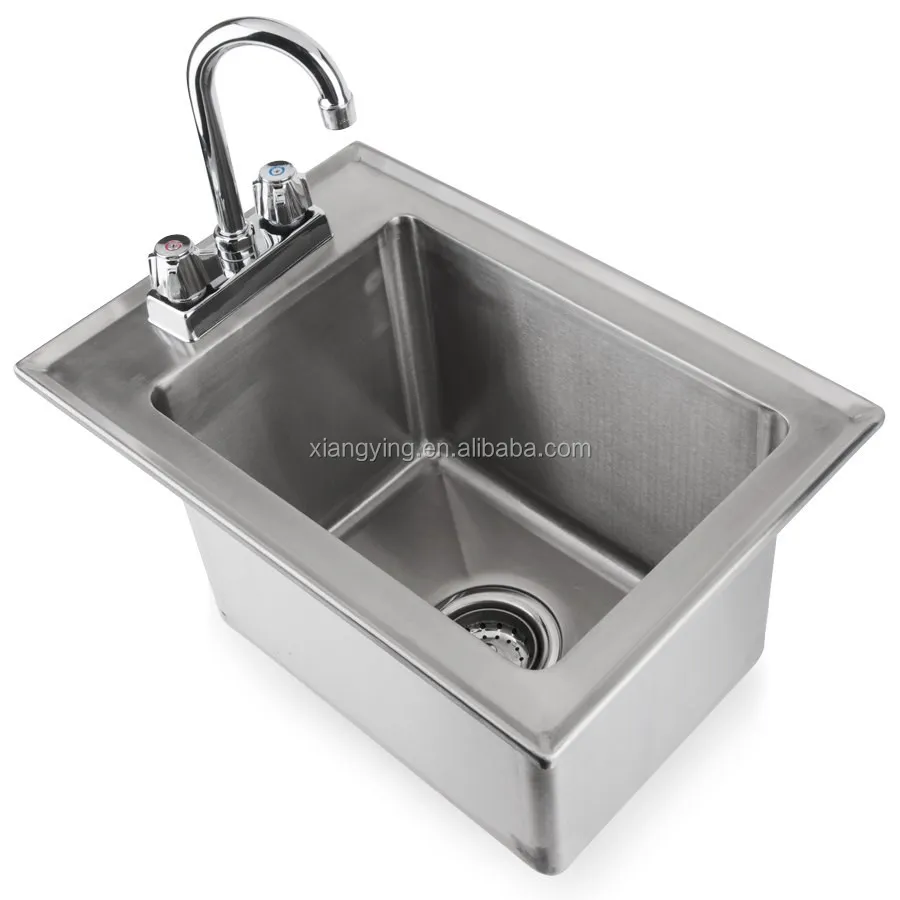 OEM ODM NSF certified High quality 304 Stainless Steel commercial kitchen One Tub Drop In apron sink kitchen