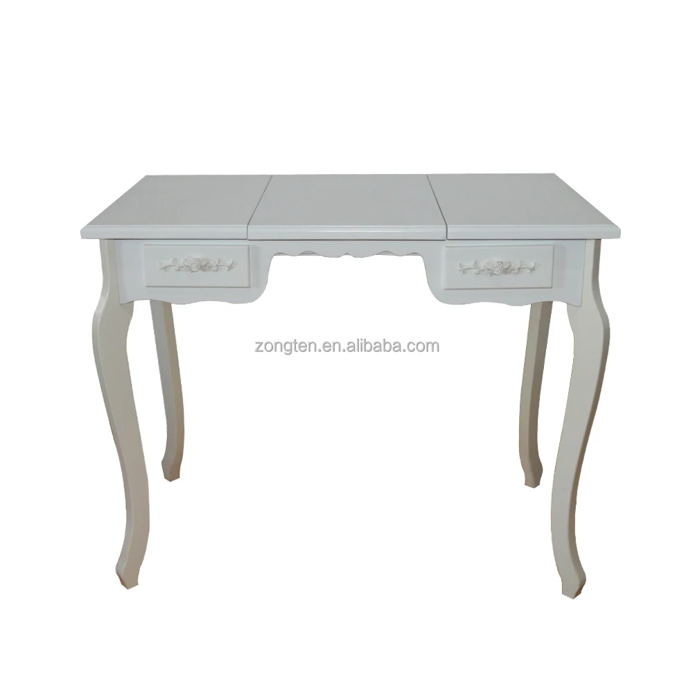 
D1712 hidden mirror storage home decoration dressing table mirror with drawer bedroom vanity table desk table 