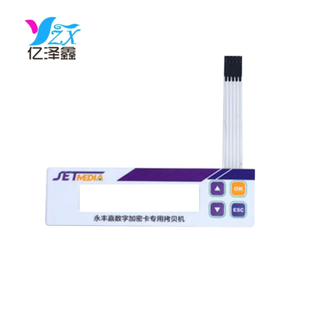 Smart OEM ODM Membrane Switch With Embossed Metal Dome Push Buttons