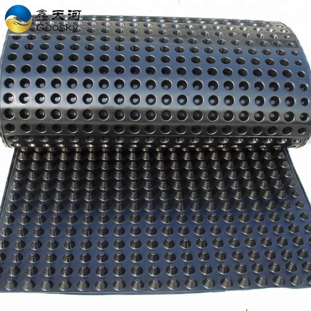 
drainage board for parking lot construction 