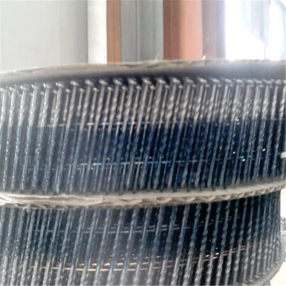 2-1/4' x0.099' Hi -loaded screw jumbo coil nail 1000 pcs-3000pcs/coil  for automatic wooden pallets machines making