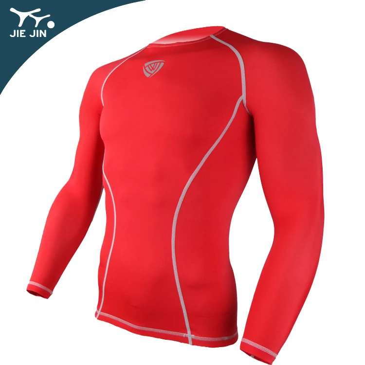 Cheap Custom design private label mens long sleeve bjj  mma rash guard