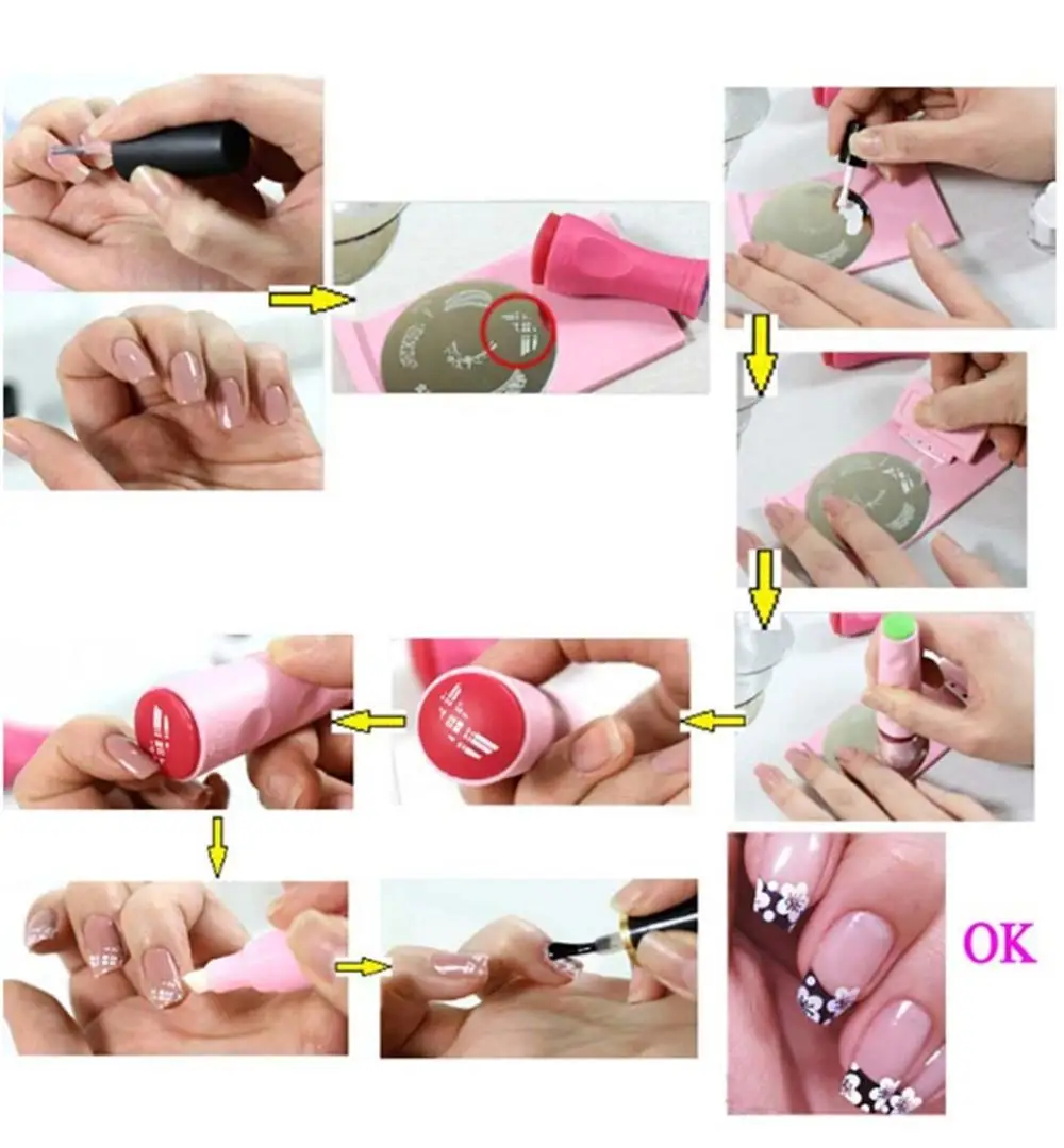 Nail Art Stamp Stamping Template Image Plates