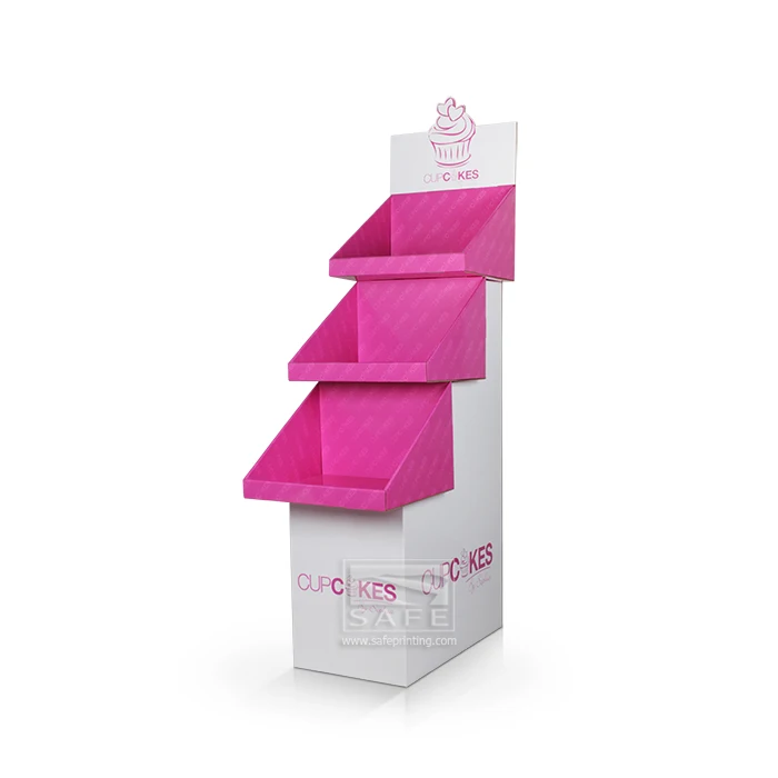 
Factory Price Pop Up Cardboard Display Stand Cardboard Floor Display Rack Corrugated Cardboard Paper Display Stand 