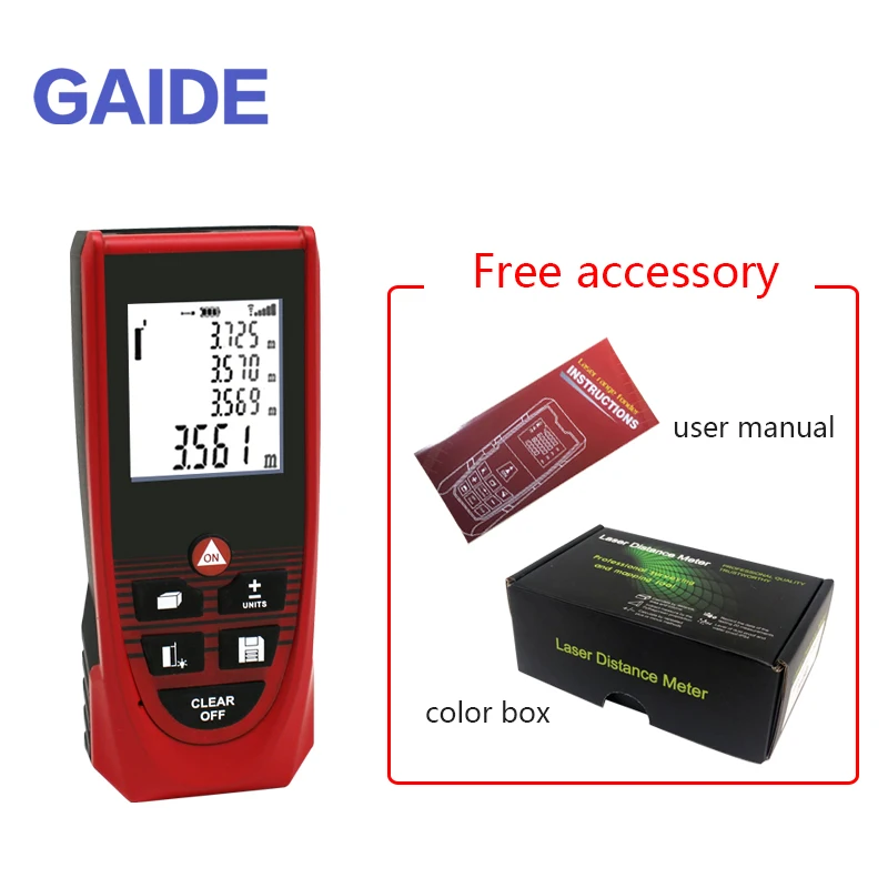 Electronic high precision distance measuring digital laser meter