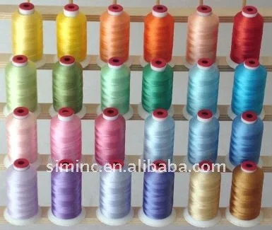 
Polyester Embroidery Thread 5500 Yard Cones ... 