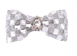 Китайская фабрика, оптовая продажа, мужской галстук-бабочка со стразами для вечеринки с крючками