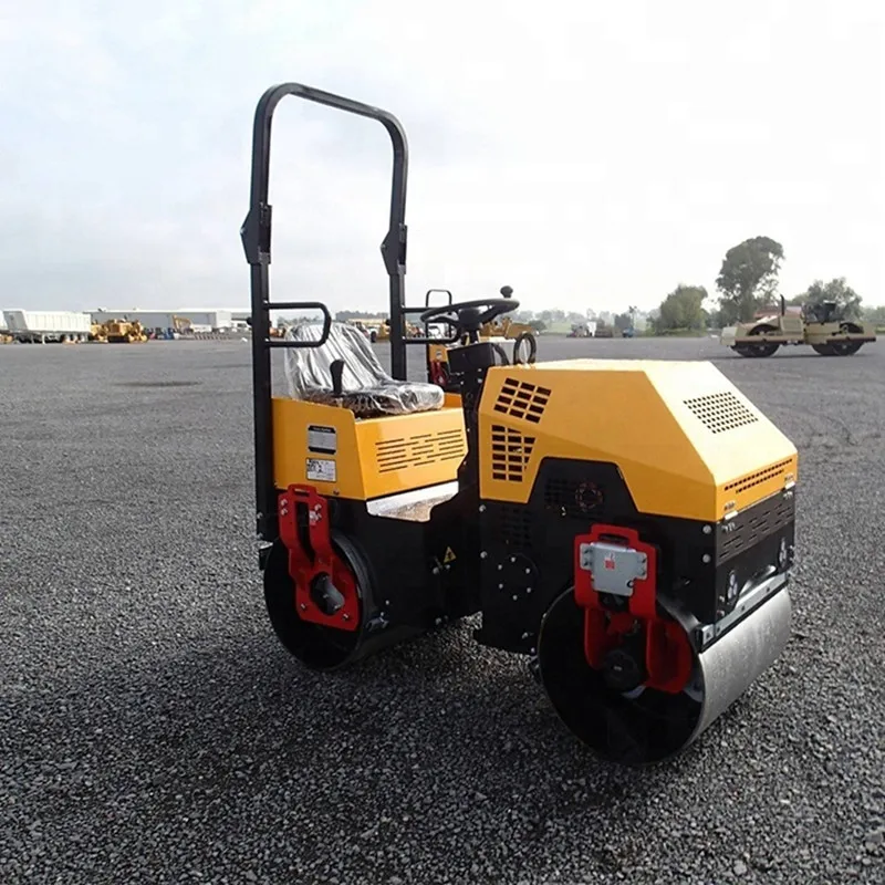 High quality low price double drum vibrstion pavement road roller machine