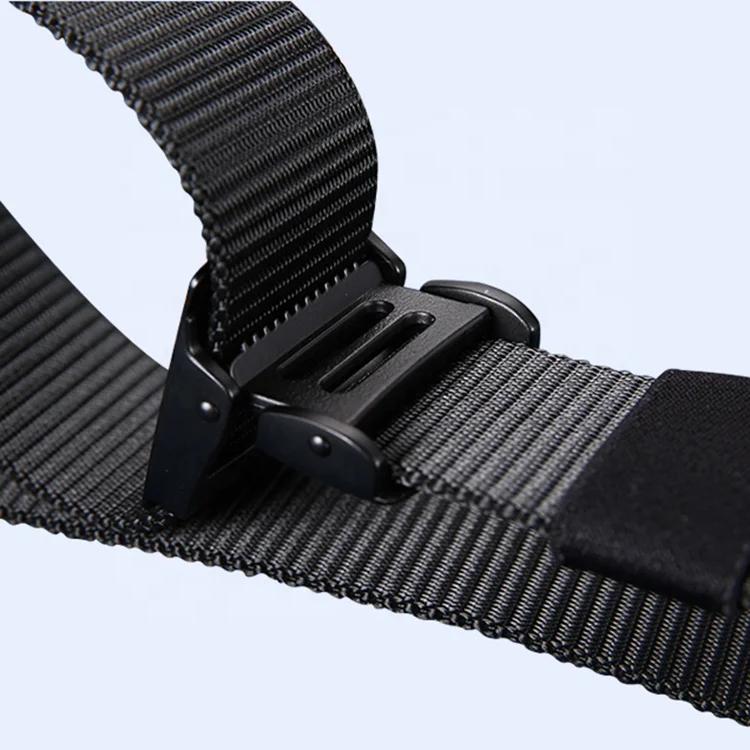 Мужской Тактический сетчатый ремень, нейлоновая холщовая тесьма с пряжкой из сплава