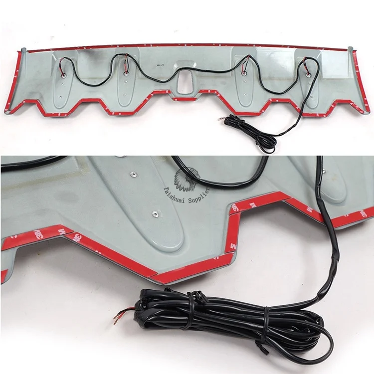 
Universal FITT ABS plastic roof light front spoiler for hilux revo rocco Thailand style chinese manufacturer 