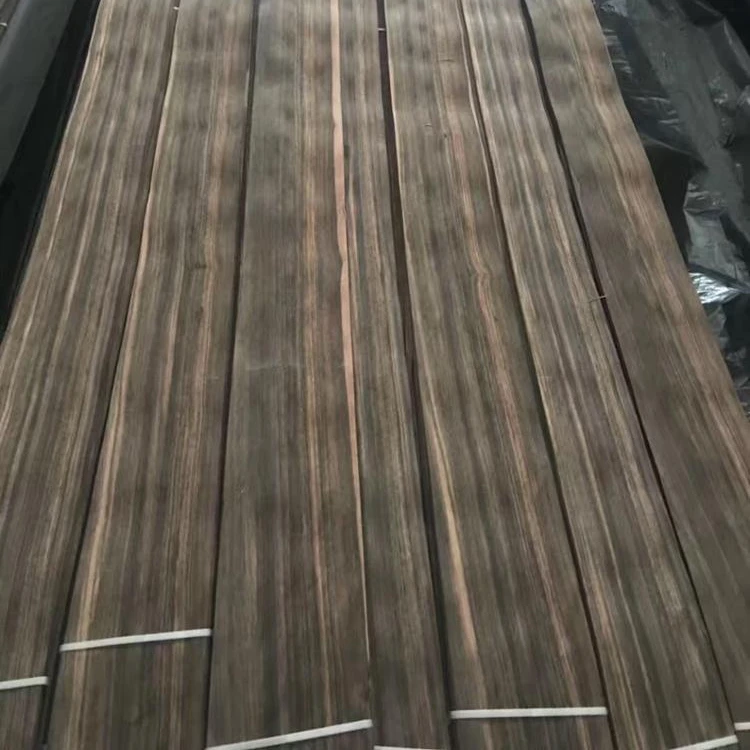 Black and White Macassar Ebony Veneer Amara  Ebony Wood Veneer