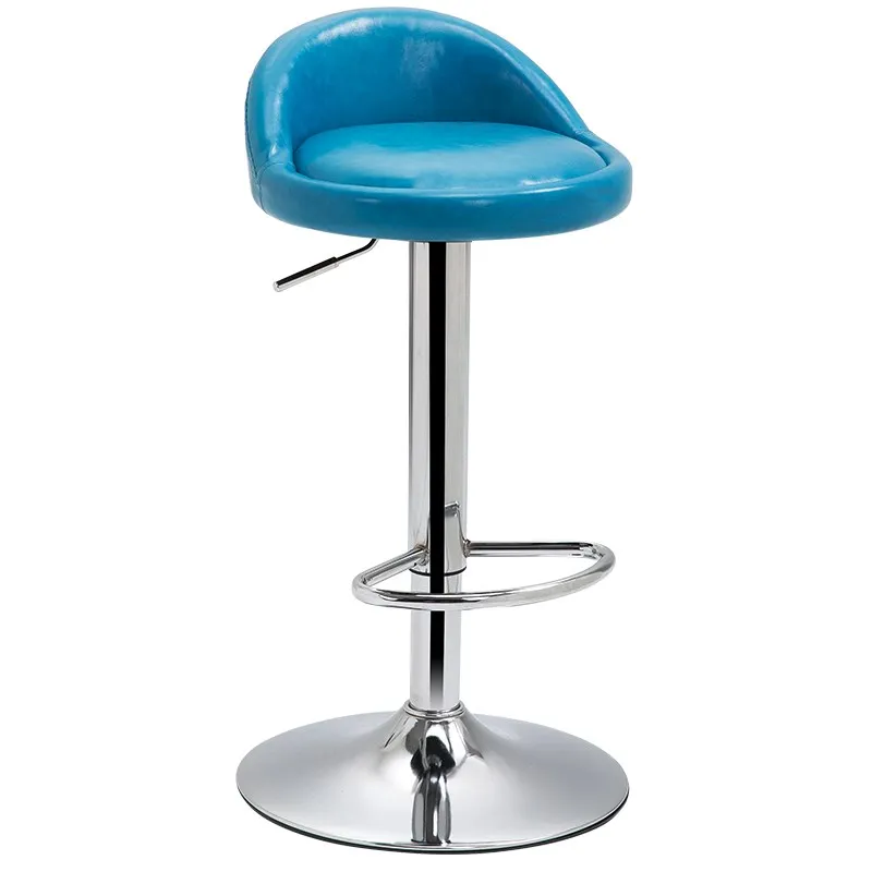 
PU Leather Barber Shop Memory Foam Height Adjustable Bar Stool Chair for Office Hall Living room furniture 