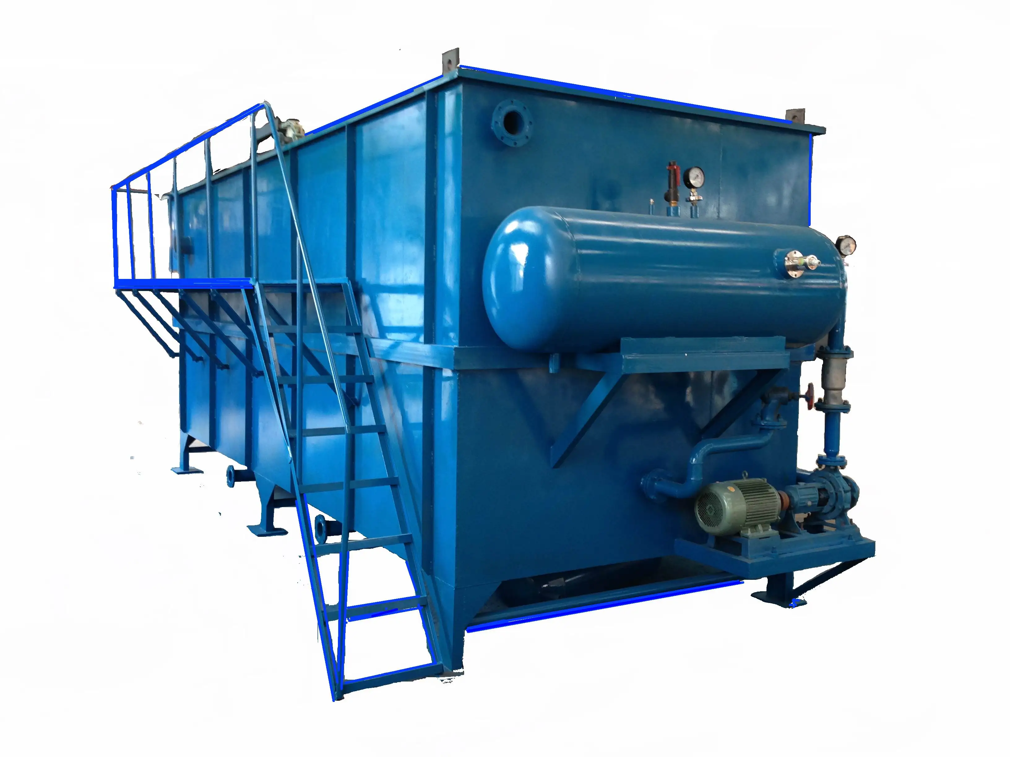 domestic and industrial waste water treatment dissolved air flotation unit (DAF)