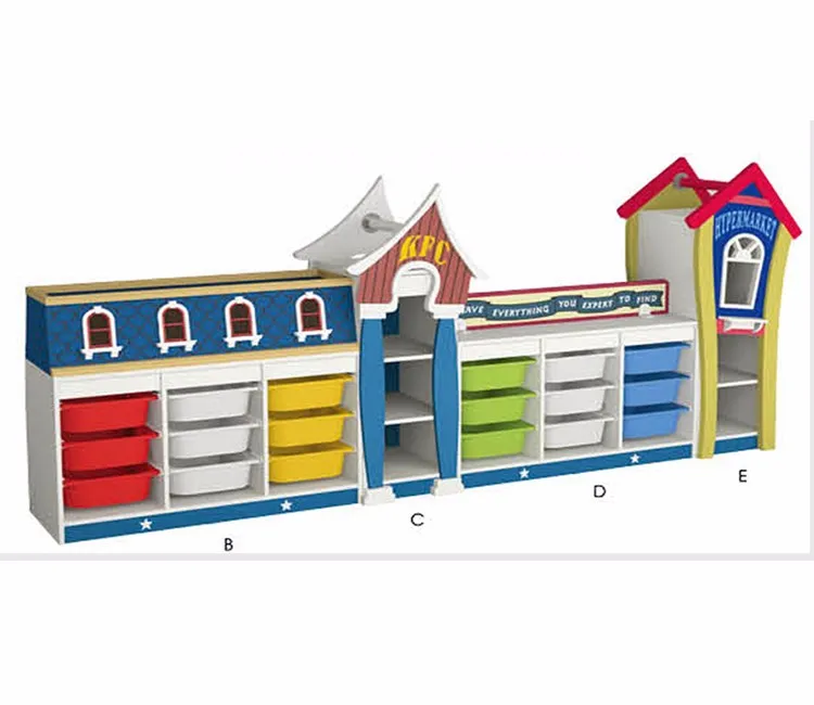 
JMQ-G239E Kid toy furniture shelves for daycare shelves for preschool toys furniture 