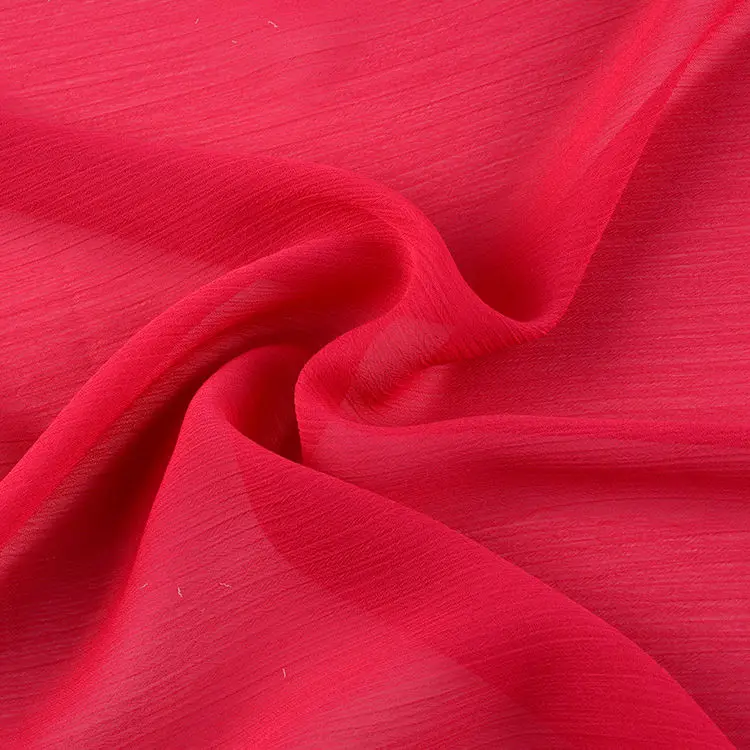 
Wholesale Fashion Crepe Chiffon Dubai Bubble Chiffon Fabric Rolls 