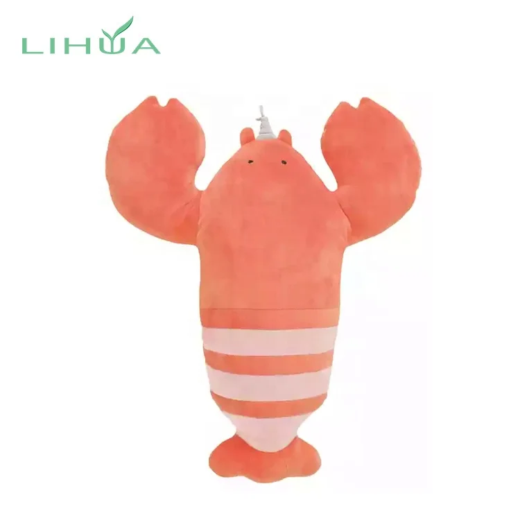 Custom Cute Stuffed Plush Aquatic Animal Shrimp Toy Lobster