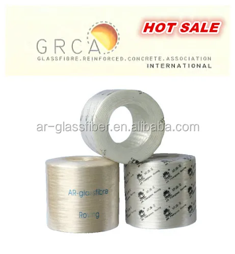 
Alkali resistant glassfibre roving for GRC production 