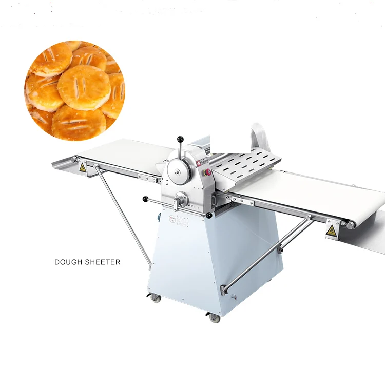 
home use bakery electric automatic pizza croissant dough sheeter cutter machine 
