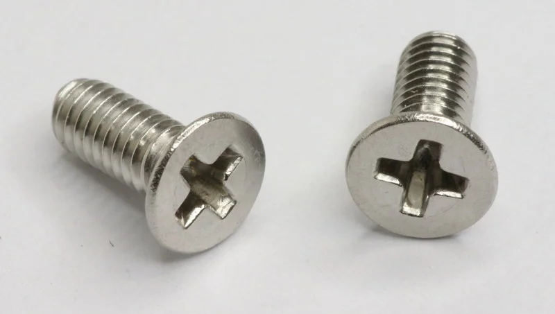Wholesale 304 Stainless Steel cross groove countersunk head machine screws
