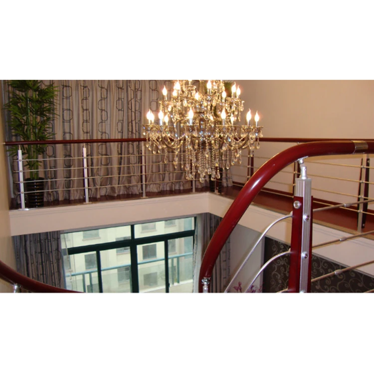 interior balcony banister veranda deck balustrade system PVC staircase stair fencing post handrail railing