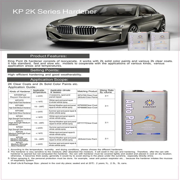 Hot best sell and low price car paint  1K 2K Auto Primer Surfacer Epoxy Primer Automotive Coating Car Paint