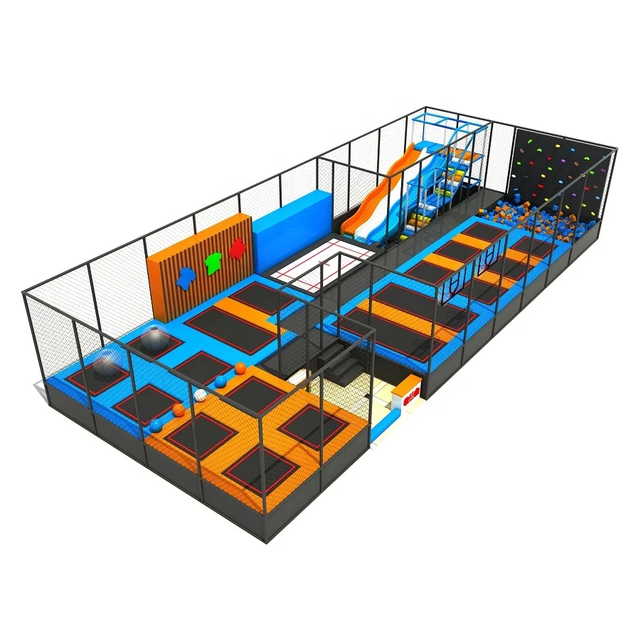 Cheap Price Used Big Indoor Trampoline Park Fun