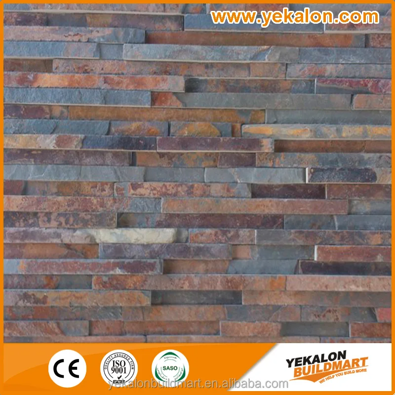 China Direct Factory Wall Re Slate Natural Cultural Stone