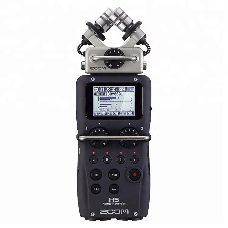 ZOOM H5 professional handheld digital recorder Four-Track Portable Recorder H4N upgraded version Recording pen